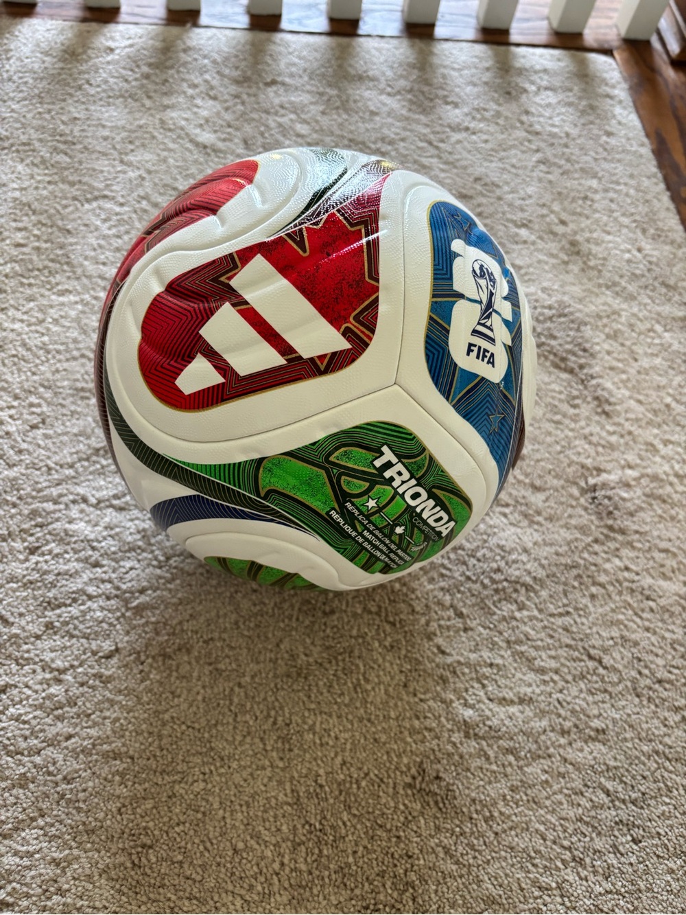 Adidas Size 5 FIFA World Cup 26 Trionda Replica Match Soccer Ball NWT
